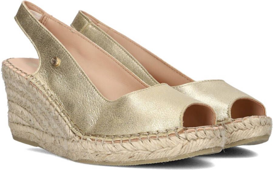 FRED DE LA BRETONIERE Gouden Espadrilles Clare Beau