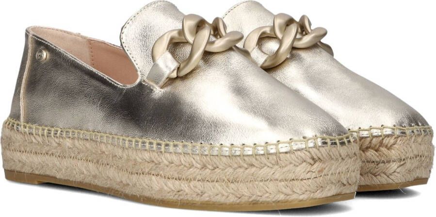 FRED DE LA BRETONIERE Espadrilles Dames June Li Maat: 39 Materiaal: Leer Kleur: Goud