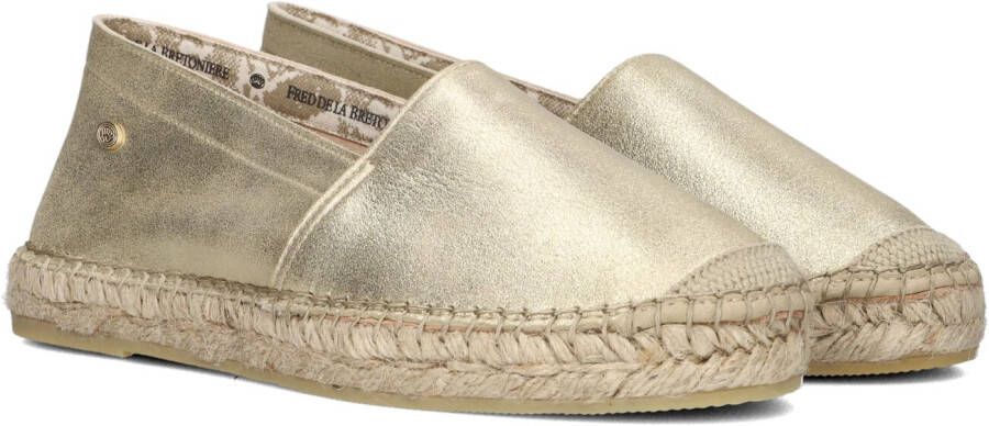 FRED DE LA BRETONIERE Espadrilles Dames Mili Ana Maat: 36 Materiaal: Leer Kleur: Goud