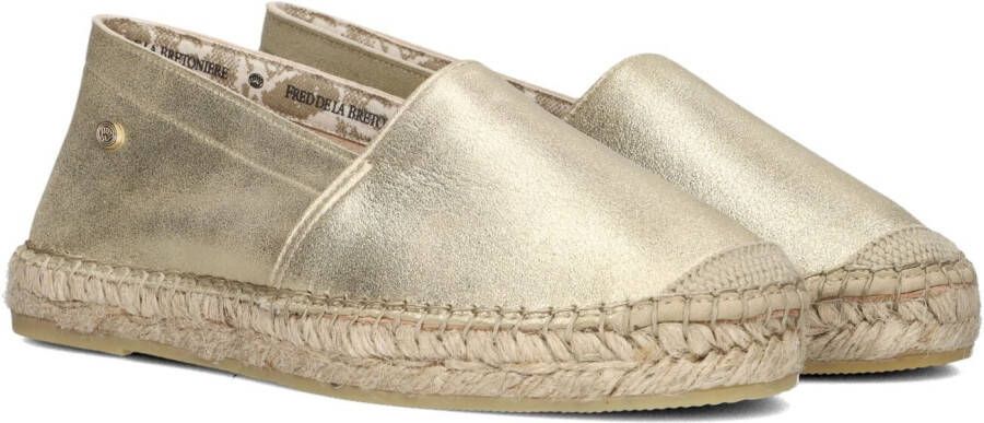 FRED DE LA BRETONIERE Espadrilles Dames Mili Ana Maat: 40 Materiaal: Leer Kleur: Goud