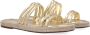 FRED DE LA BRETONIERE Slippers Dames 154010004 Maat: 38 Materiaal: Leer Kleur: Goud - Thumbnail 1