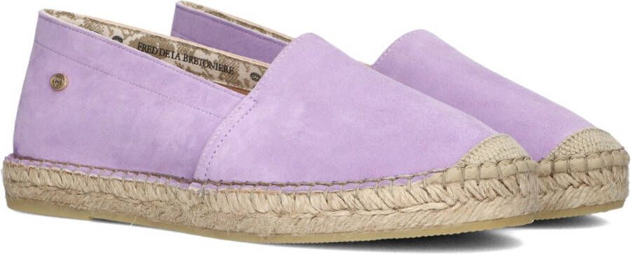 FRED DE LA BRETONIERE Espadrilles Dames Mili Ana Maat: 41 Materiaal: Suède Kleur: Paars