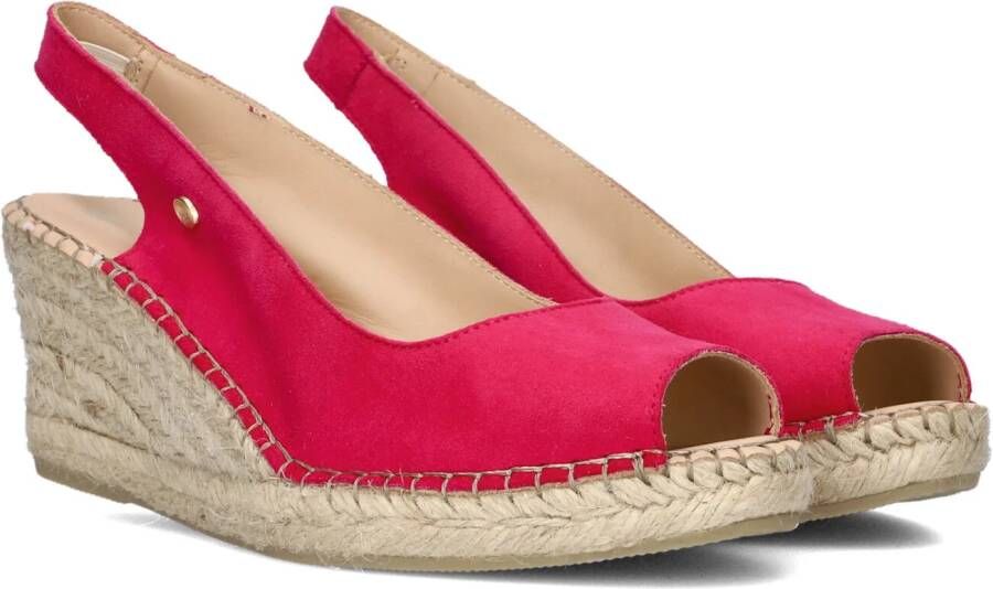 Fred de la Bretoniere Roze Espadrilles Clare Beau Schoenen Pink Dames