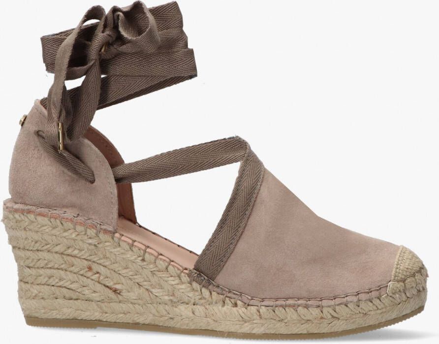 FRED DE LA BRETONIERE Espadrilles Dames 153010224 Maat: 37 Materiaal: Suède Kleur: Taupe