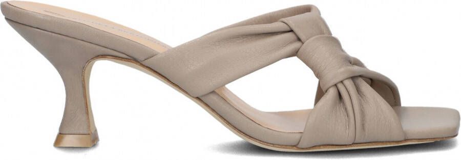 Fred de la Bretoniere Slipper Soft Nappa Leather Beige Dames