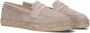 Fred de la Bretoniere 152010233 Espadrilles Dames Taupe - Thumbnail 1