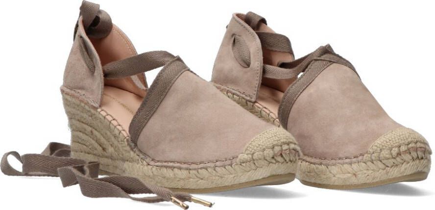 FRED DE LA BRETONIERE Espadrilles Dames 153010224 Maat: 36 Materiaal: Suède Kleur: Taupe
