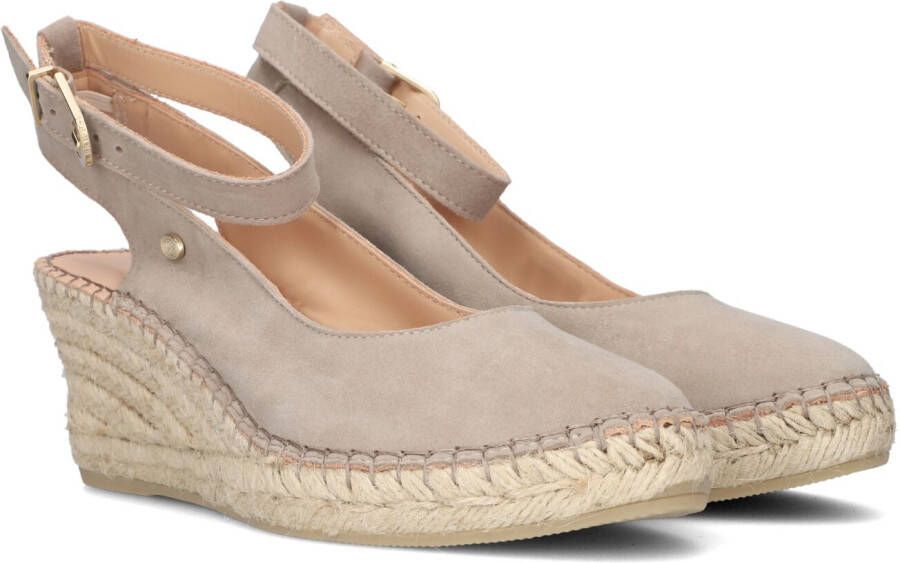 FRED DE LA BRETONIERE Espadrilles Dames 153010276 Maat: 37 Materiaal: Suède Kleur: Taupe