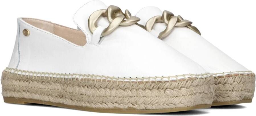 FRED DE LA BRETONIERE Espadrilles Dames June Li Maat: 41 Materiaal: Leer Kleur: Wit