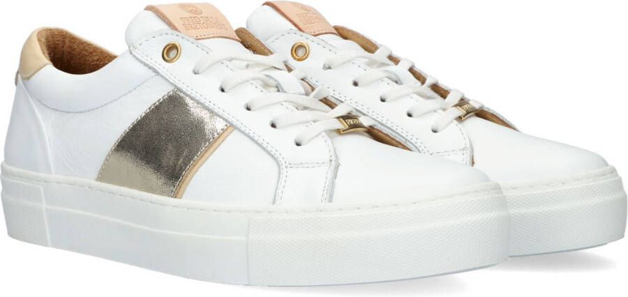 Fred de la Bretoniere 101010384 Lage sneakers Leren Sneaker Dames Wit