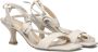 FRED DE LA BRETONIERE Sandalen Dames Iza Wrap Maat: 36 Materiaal: Leer Kleur: Wit - Thumbnail 1