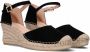 Fred de la Bretoniere 153010255 Espadrilles Zomer Schoenen Dames Zwart - Thumbnail 4