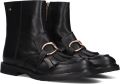 FRED DE LA BRETONIERE Enkelboots Dames Paris Hay Leer Zwart - Zwart