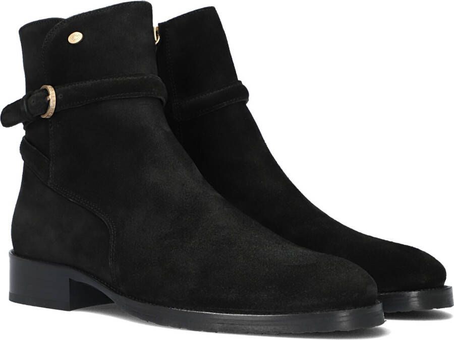 Fred de la Bretoniere 181010157 Enkellaarsjes Enkelboots met rits Dames Zwart