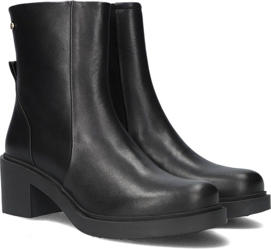 Fred de la Bretoniere 183010281 Enkellaarsjes Enkelboots met rits Dames Zwart