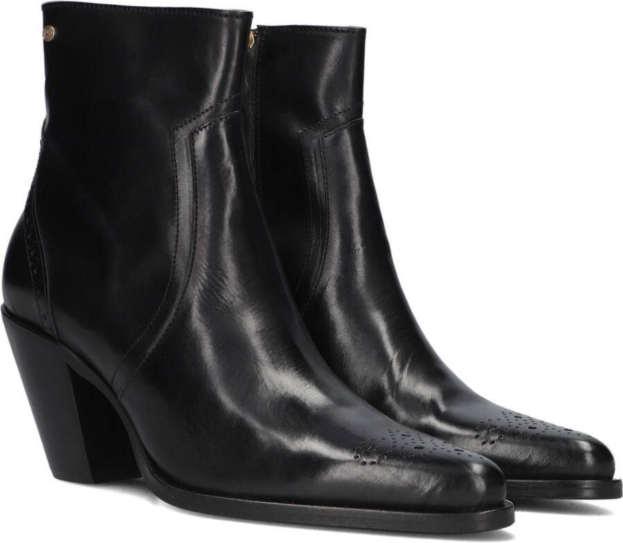 FRED DE LA BRETONIERE Zwarte Enkellaarsjes Blaire Ankle Boot