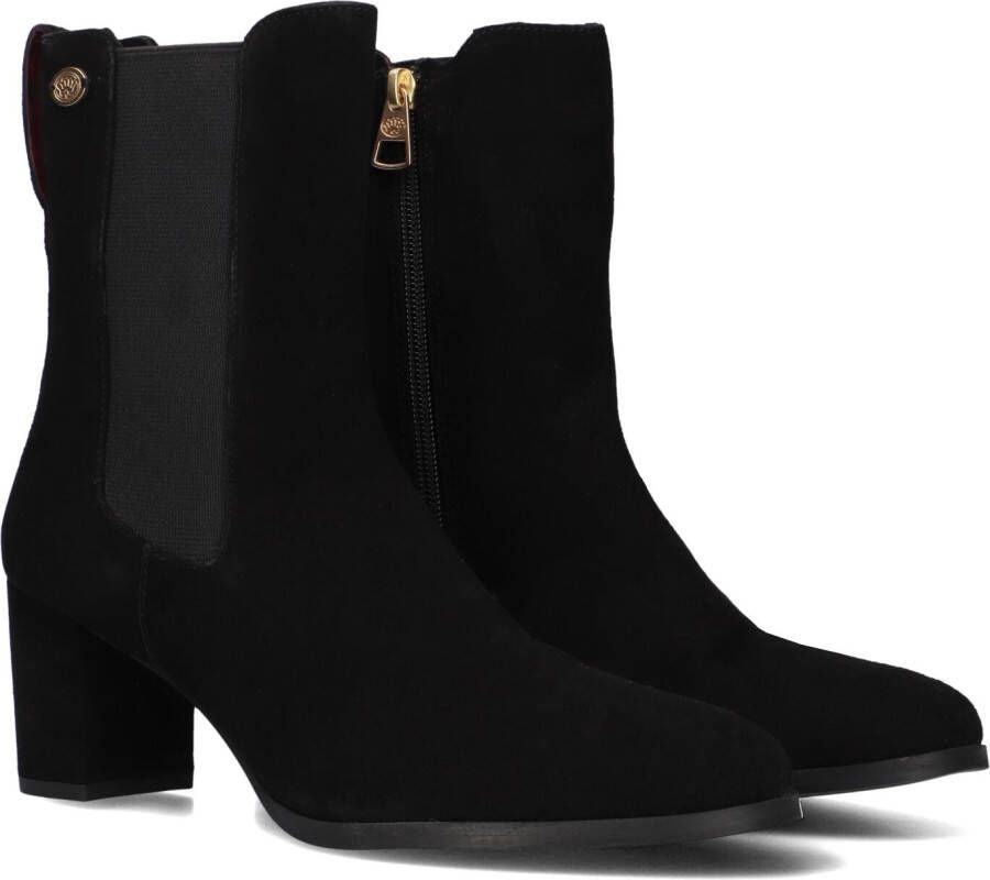Fred de la Bretoniere Heeled Enkellaarzen Farah Chelsea Black Dames Laarzen