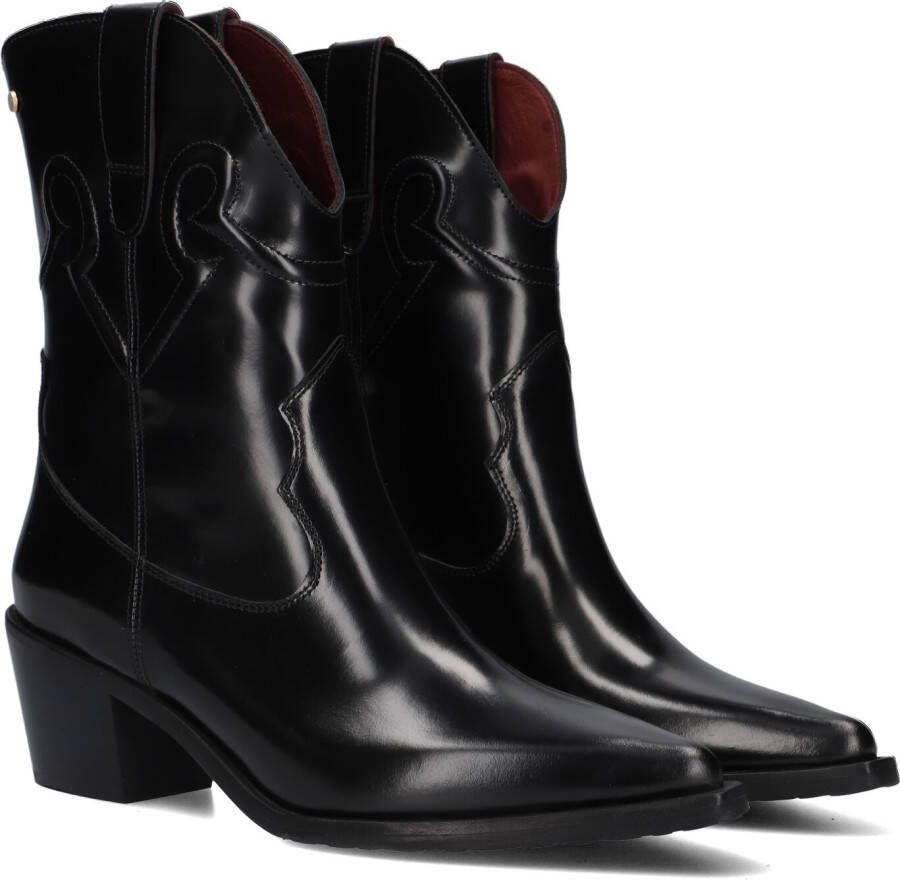 FRED DE LA BRETONIERE Cowboylaarzen Dames Jolie Western Maat: 37 Materiaal: Lakleer Kleur: Zwart