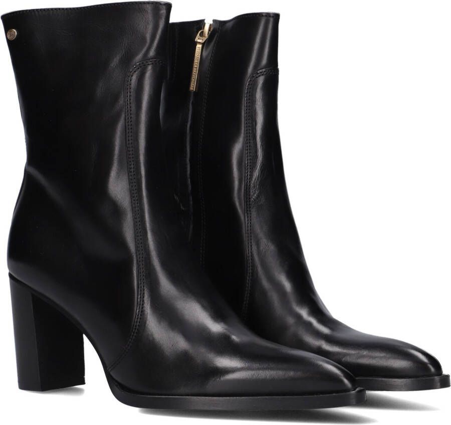 Fred de la Bretoniere Paige Ankle Boot Enkellaarsjes Enkelboots met rits Dames Zwart