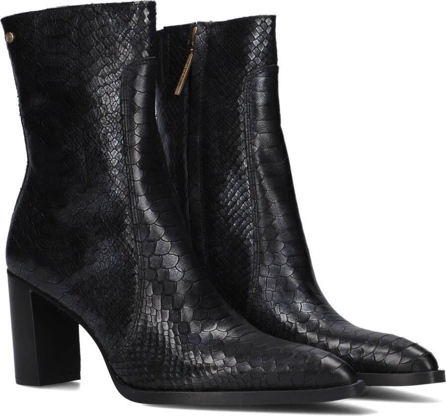 FRED DE LA BRETONIERE Zwarte Enkellaarsjes Paige Ankle Boot