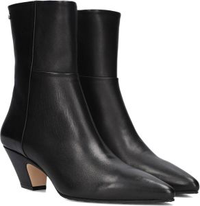 Fred de la Bretoniere Zwarte Enkellaarsjes Rose Ankle Boot