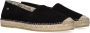 FRED DE LA BRETONIERE Espadrilles Dames 152010174 Maat: 37 Materiaal: Suède Kleur: Zwart - Thumbnail 1