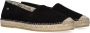 Fred de la Bretoniere 152010174 Espadrilles Dames Zwart - Thumbnail 1