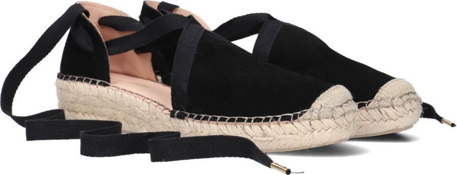 FRED DE LA BRETONIERE Espadrilles Dames 152010257 Maat: 37 Materiaal: Suède Kleur: Zwart