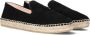 FRED DE LA BRETONIERE Espadrilles Dames 152010258 Maat: 37 Materiaal: Suède Kleur: Zwart - Thumbnail 1
