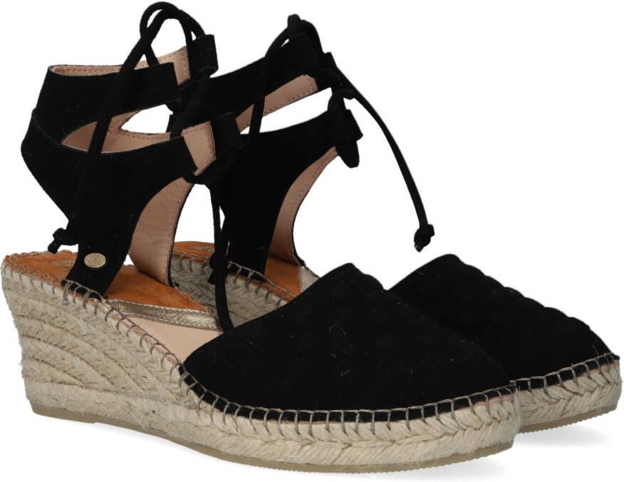 FRED DE LA BRETONIERE Espadrilles Dames 153010202 Maat: 37 Materiaal: Suède Kleur: Zwart