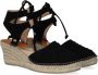 Fred de la Bretoniere 153010202 Espadrilles Zomer Schoenen Dames Zwart - Thumbnail 1