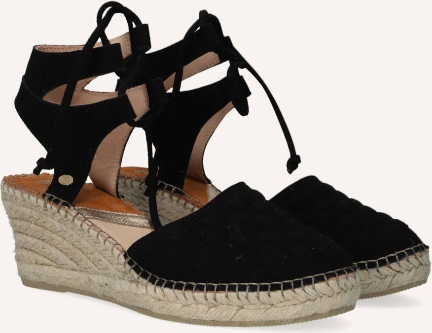 FRED DE LA BRETONIERE Espadrilles Dames 153010202 Maat: 38 Materiaal: Suède Kleur: Zwart