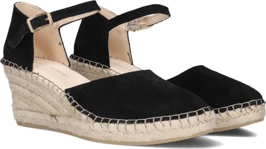 FRED DE LA BRETONIERE Espadrilles Dames 153010267 Maat: 40 Materiaal: Suède Kleur: Zwart