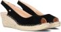 Fred de la Bretoniere 153010268 Espadrilles Met Sleehak Dames Zwart - Thumbnail 1