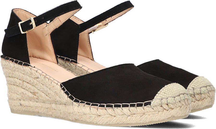 FRED DE LA BRETONIERE Espadrilles Dames 153010272 Maat: 36 Materiaal: Suède Kleur: Zwart