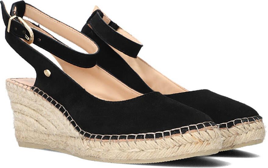 FRED DE LA BRETONIERE Espadrilles Dames 153010276 Maat: 39 Materiaal: Suède Kleur: Zwart