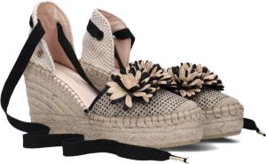 Fred de la Bretoniere 153010283 Espadrilles Met Sleehak Dames Zwart