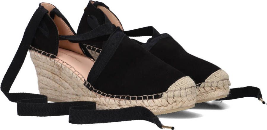 FRED DE LA BRETONIERE Espadrilles Dames 153010287 Maat: 38 Materiaal: Suède Kleur: Zwart