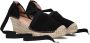 FRED DE LA BRETONIERE Espadrilles Dames 153010287 Maat: 38 Materiaal: Suède Kleur: Zwart - Thumbnail 1
