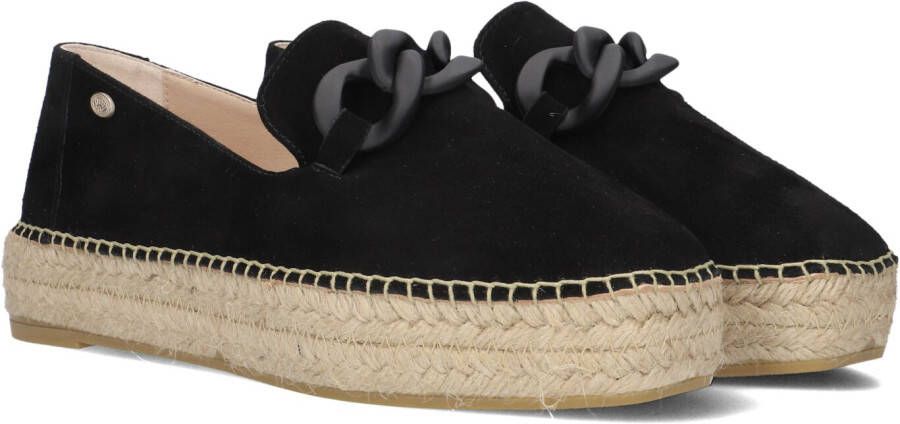 Fred de la Bretoniere June Li Espadrilles Dames Zwart