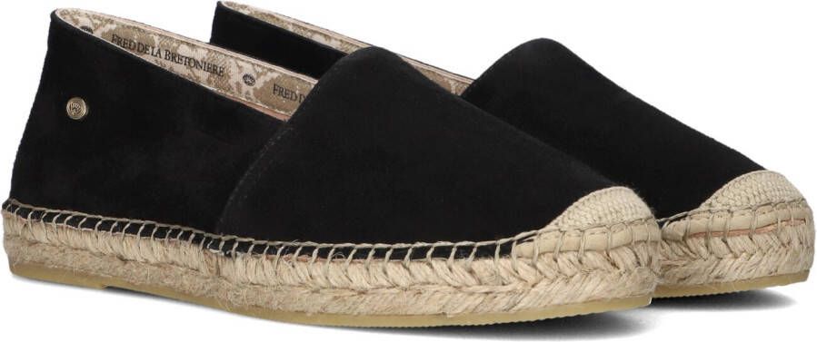 FRED DE LA BRETONIERE Espadrilles Dames Mili Ana Maat: 37 Materiaal: Suède Kleur: Zwart