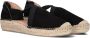 FRED DE LA BRETONIERE Espadrilles Dames Romi Luz Maat: 40 Materiaal: Suède Kleur: Zwart - Thumbnail 1