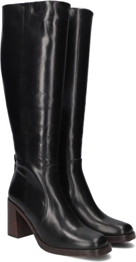 FRED DE LA BRETONIERE Hoge Laarzen Dames 193010124 Maat: 38 Materiaal: Leer Kleur: Zwart