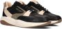 FRED DE LA BRETONIERE Lage Sneakers Dames Flame Maat: 40 Materiaal: Leer Kleur: Zwart - Thumbnail 1