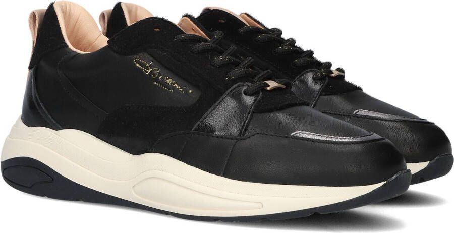 FRED DE LA BRETONIERE Lage Sneakers Dames Flame Maat: 36 Materiaal: Leer Kleur: Zwart
