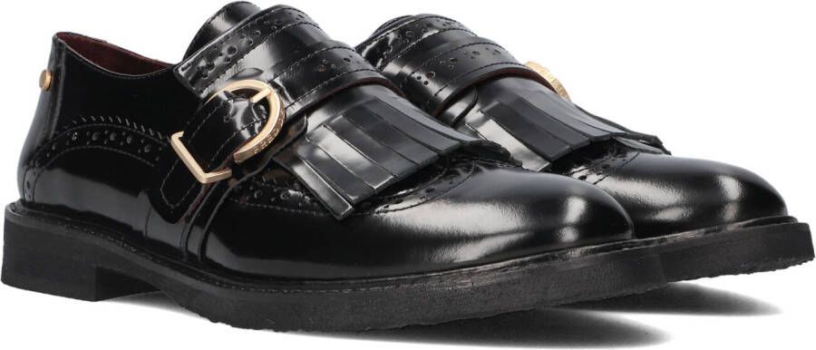 Fred de la Bretoniere Paris Groove Loafers Dames Instappers Zwart