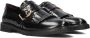 Fred de la Bretoniere Paris Groove Loafers Dames Instappers Zwart - Thumbnail 1