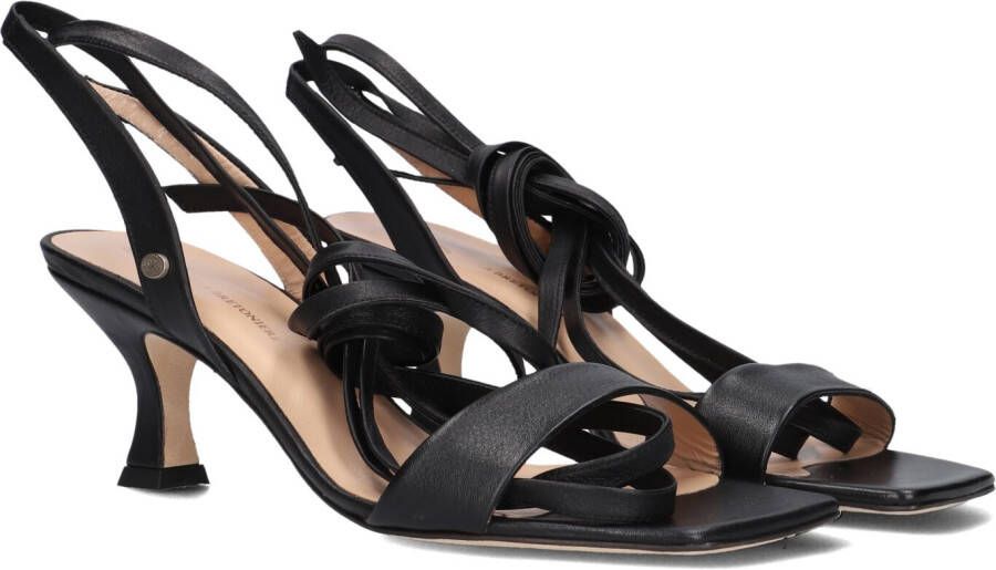 Fred de la Bretoniere Strappy Sandalen Iza Wrap Black Dames