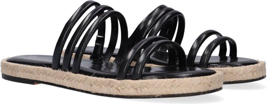 FRED DE LA BRETONIERE Slippers Dames 154010004 Maat: 37 Materiaal: Leer Kleur: Zwart