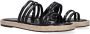 FRED DE LA BRETONIERE Slippers Dames 154010004 Maat: 39 Materiaal: Leer Kleur: Zwart - Thumbnail 1